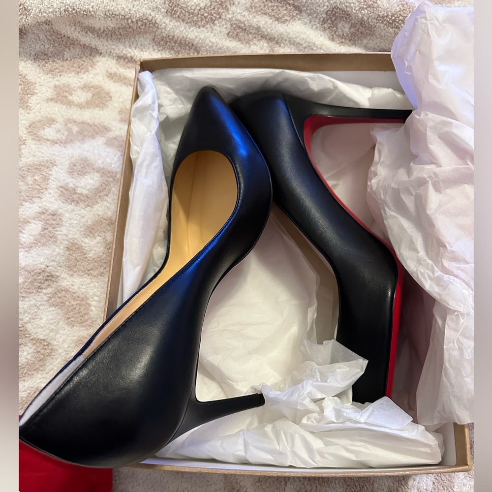 🔥New Christian Louboutin Pigalle 85 Black Red Bottom Heels. Size 42.5 Authentic🔥